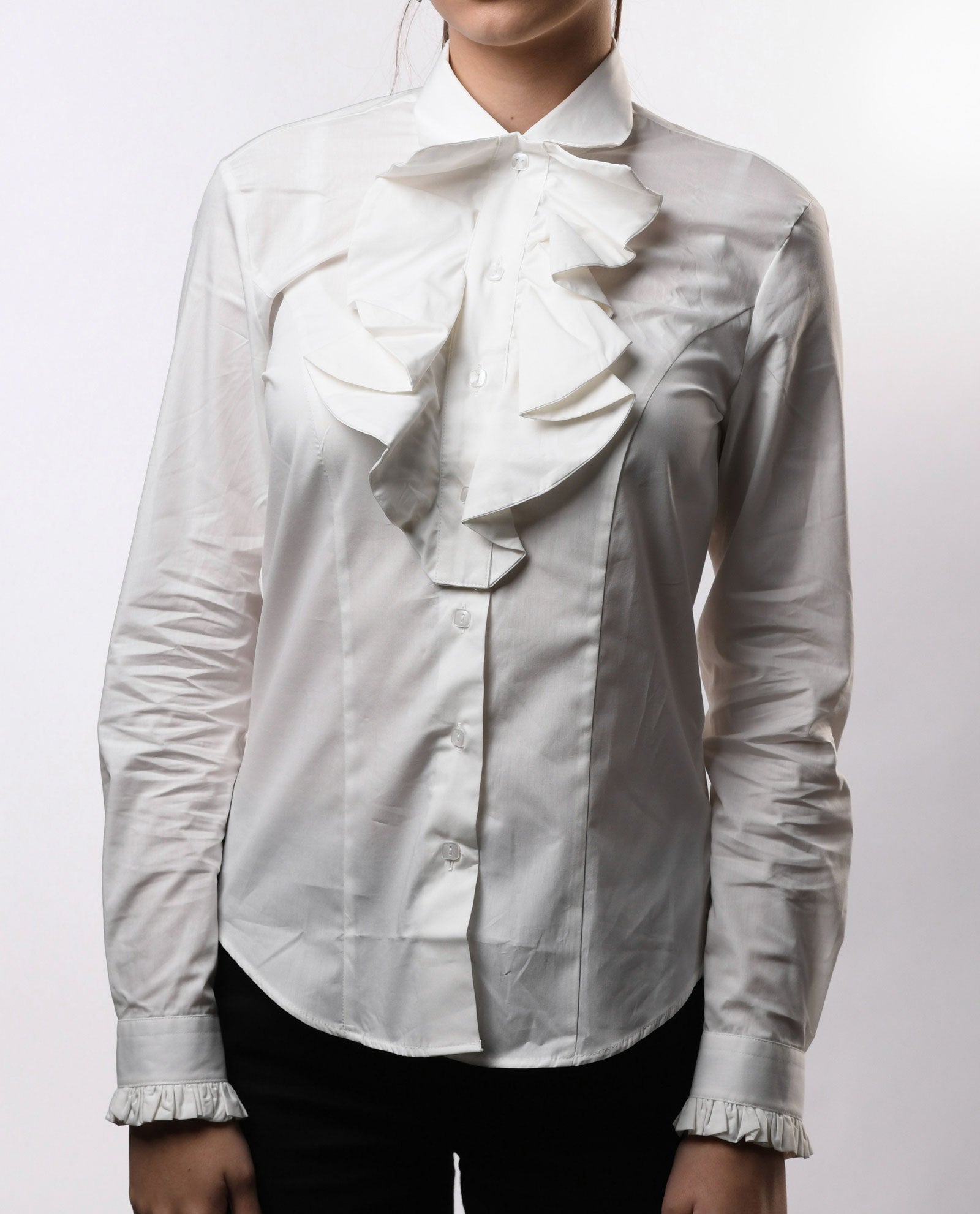 Off White Fitted Shirt