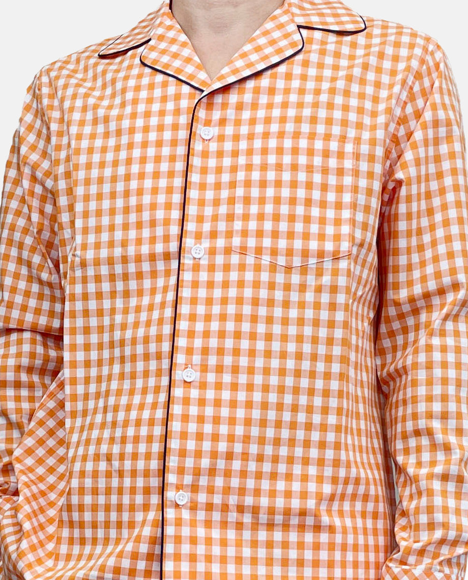 Orange Gingham Pyjamas