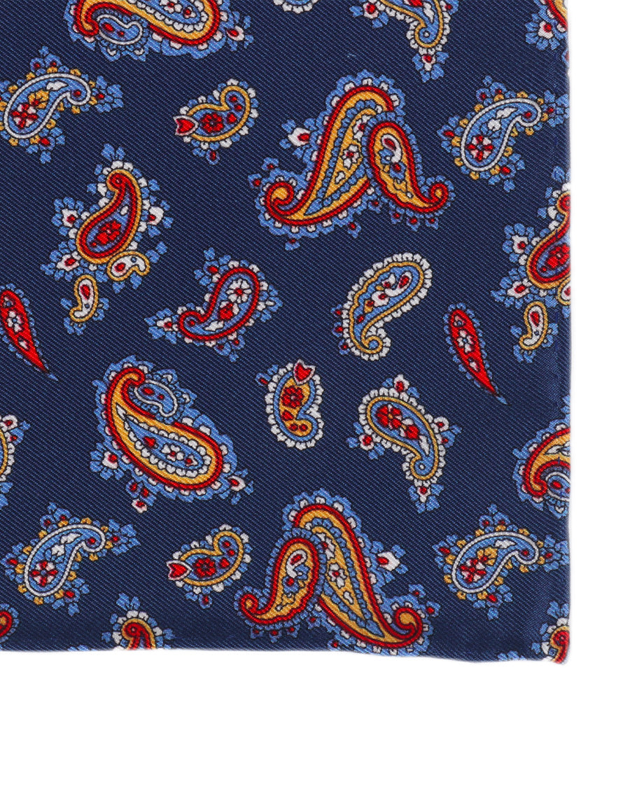 Paisley Blue Handkerchief