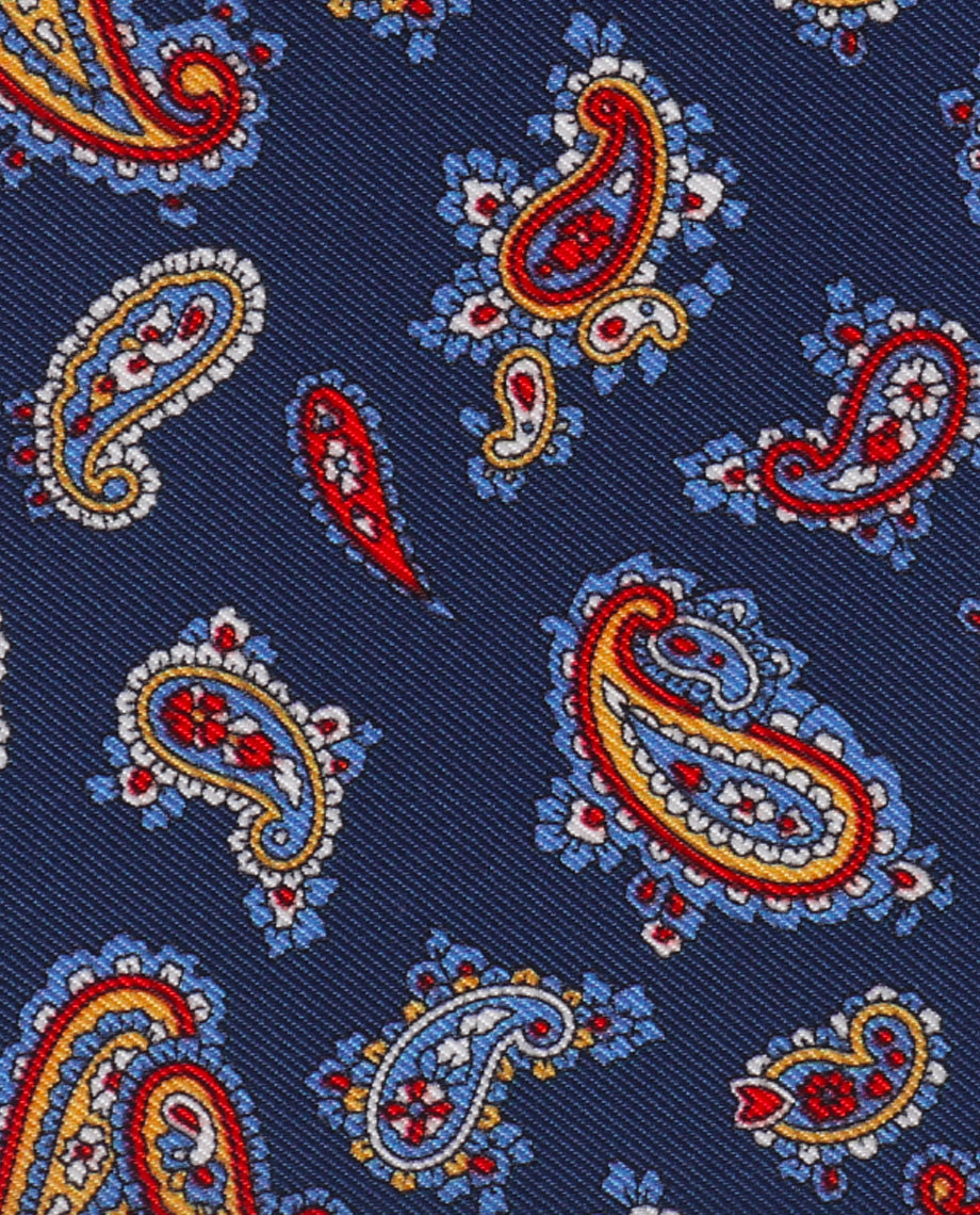 Paisley Blue Handkerchief