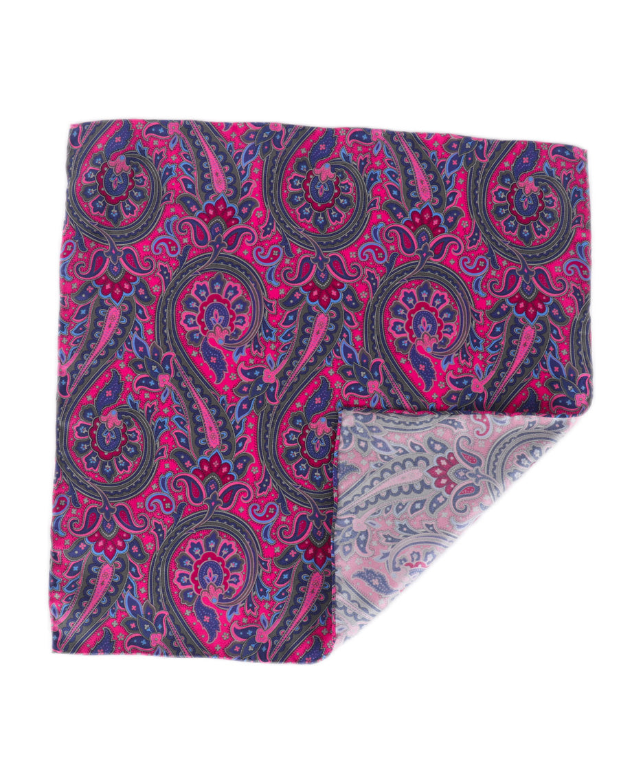 Purple Abstract Handkerchief