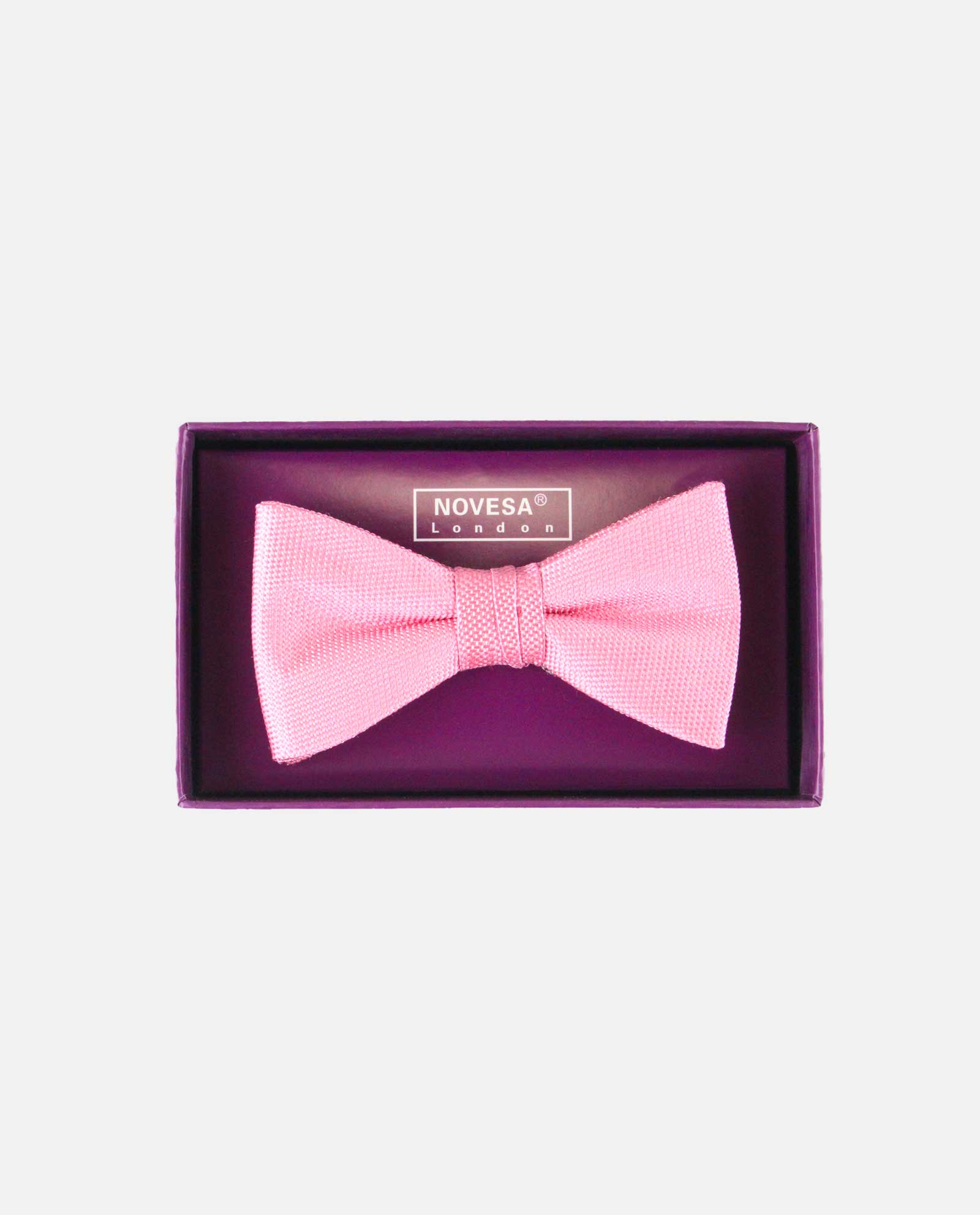 Pink Knit Ready Tie Bow