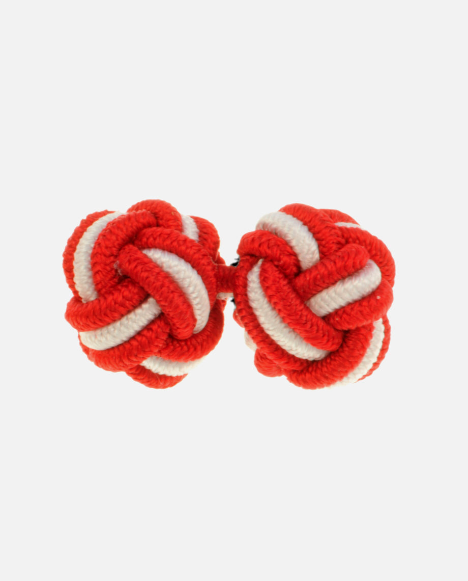 Red and White Silk Knots