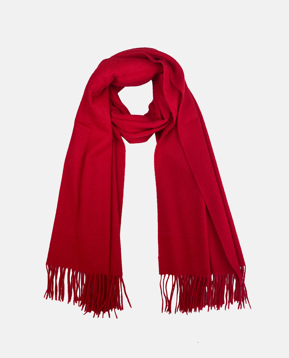 Red Cashmere Scarf