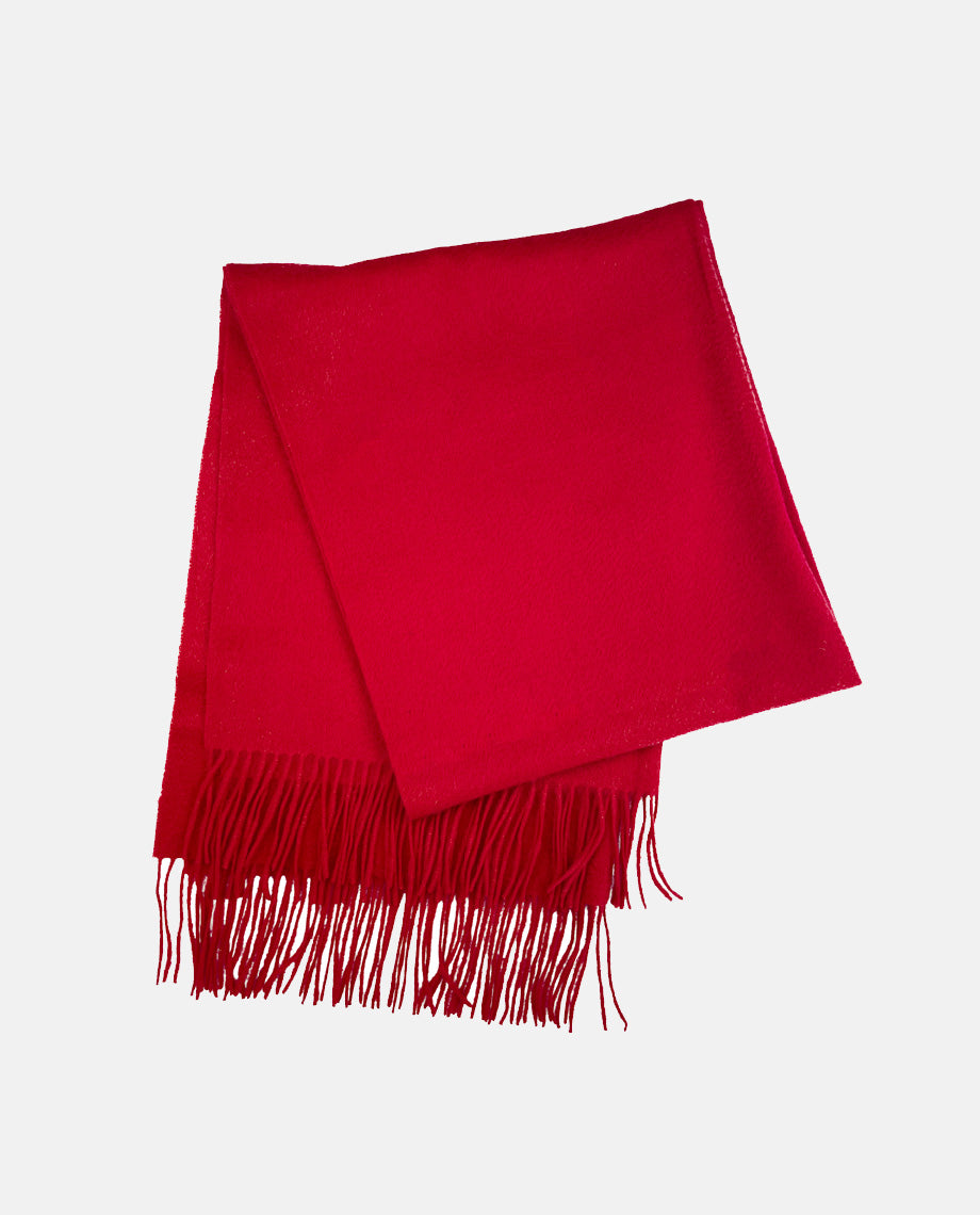 Red Cashmere Scarf