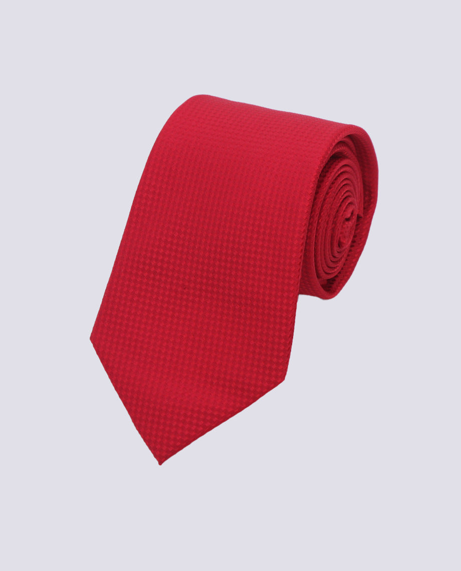 Red Silk Tie