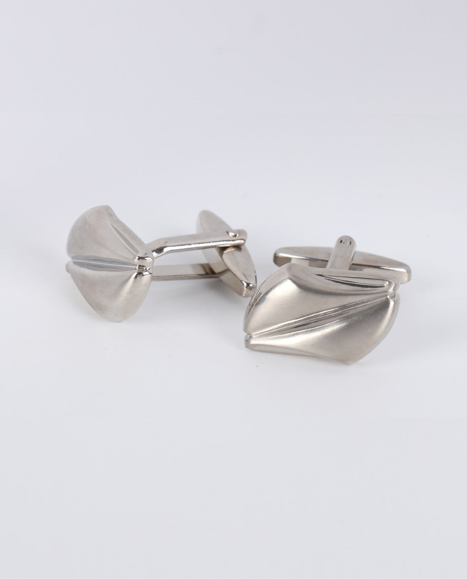 Silver Triangle Square Cufflinks