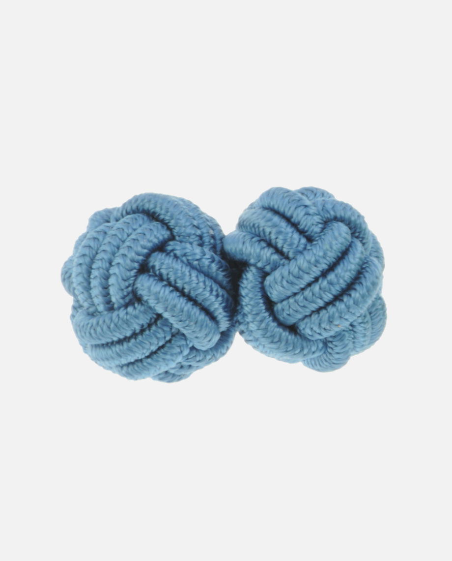 Sky Blue Silk Knots