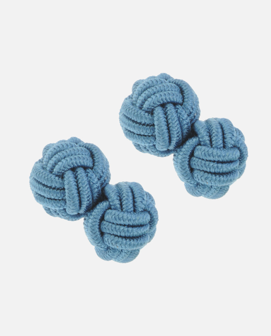 Sky Blue Silk Knots