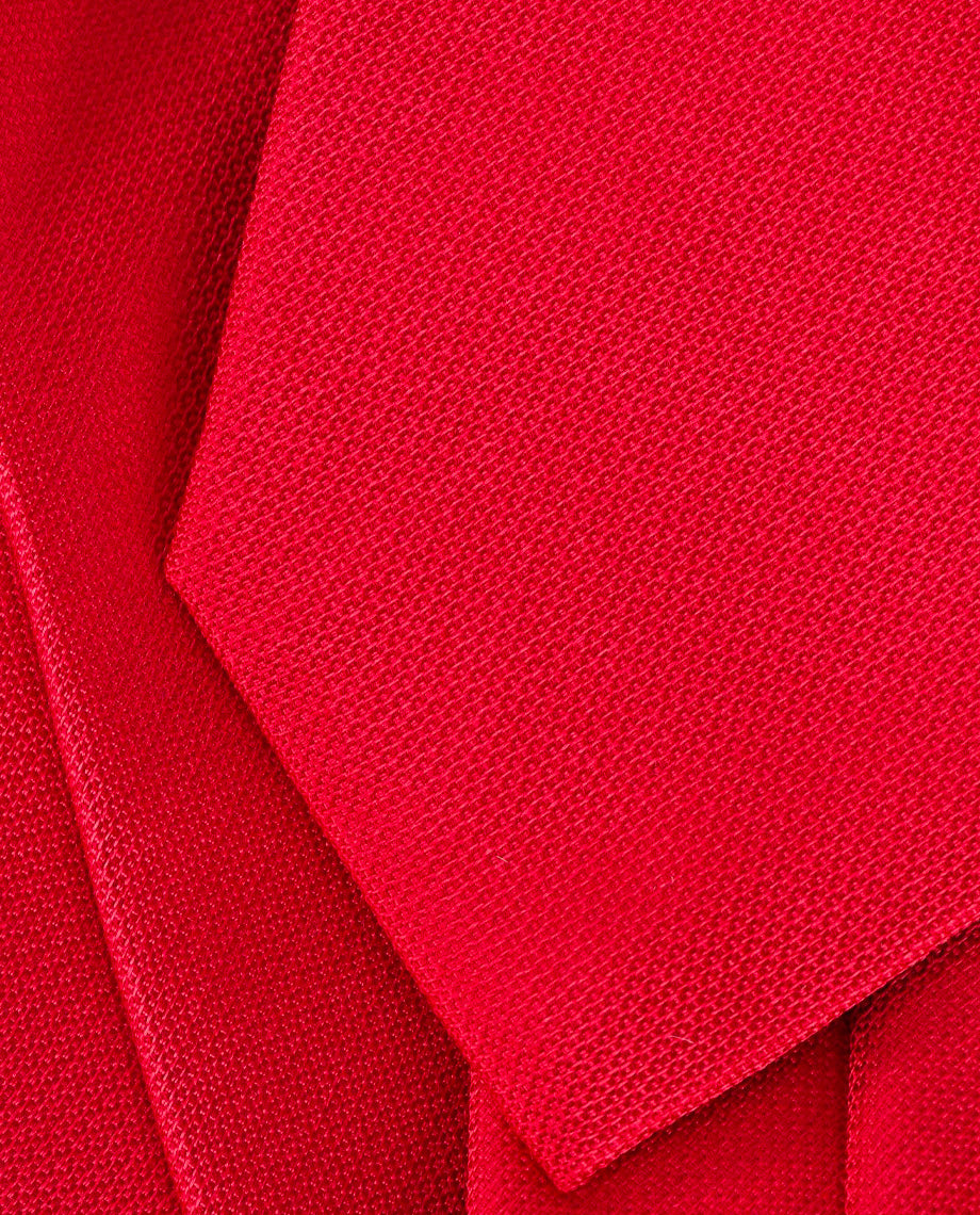 Textured Plain Red Tie