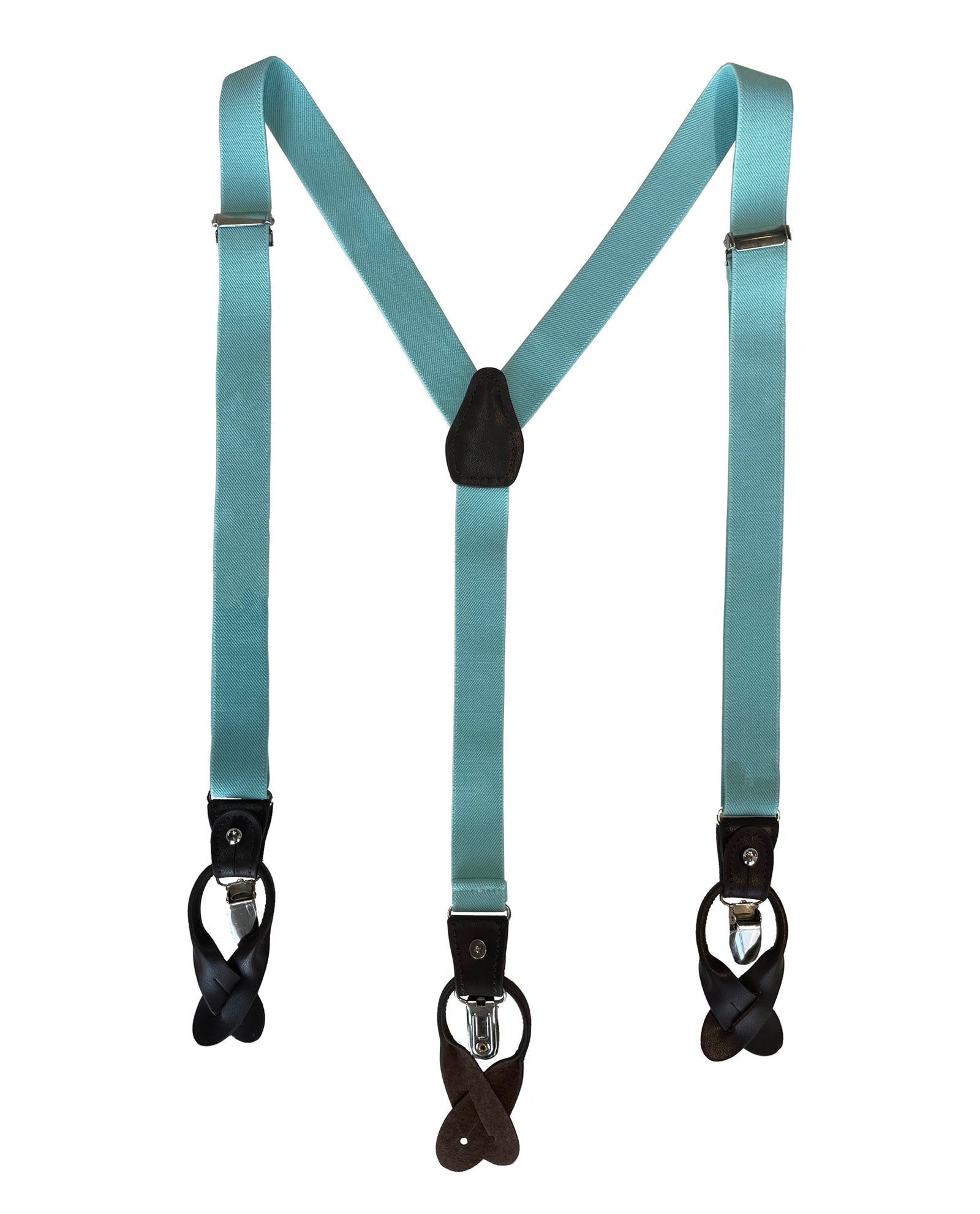 Turquoise Combination Braces/Suspenders