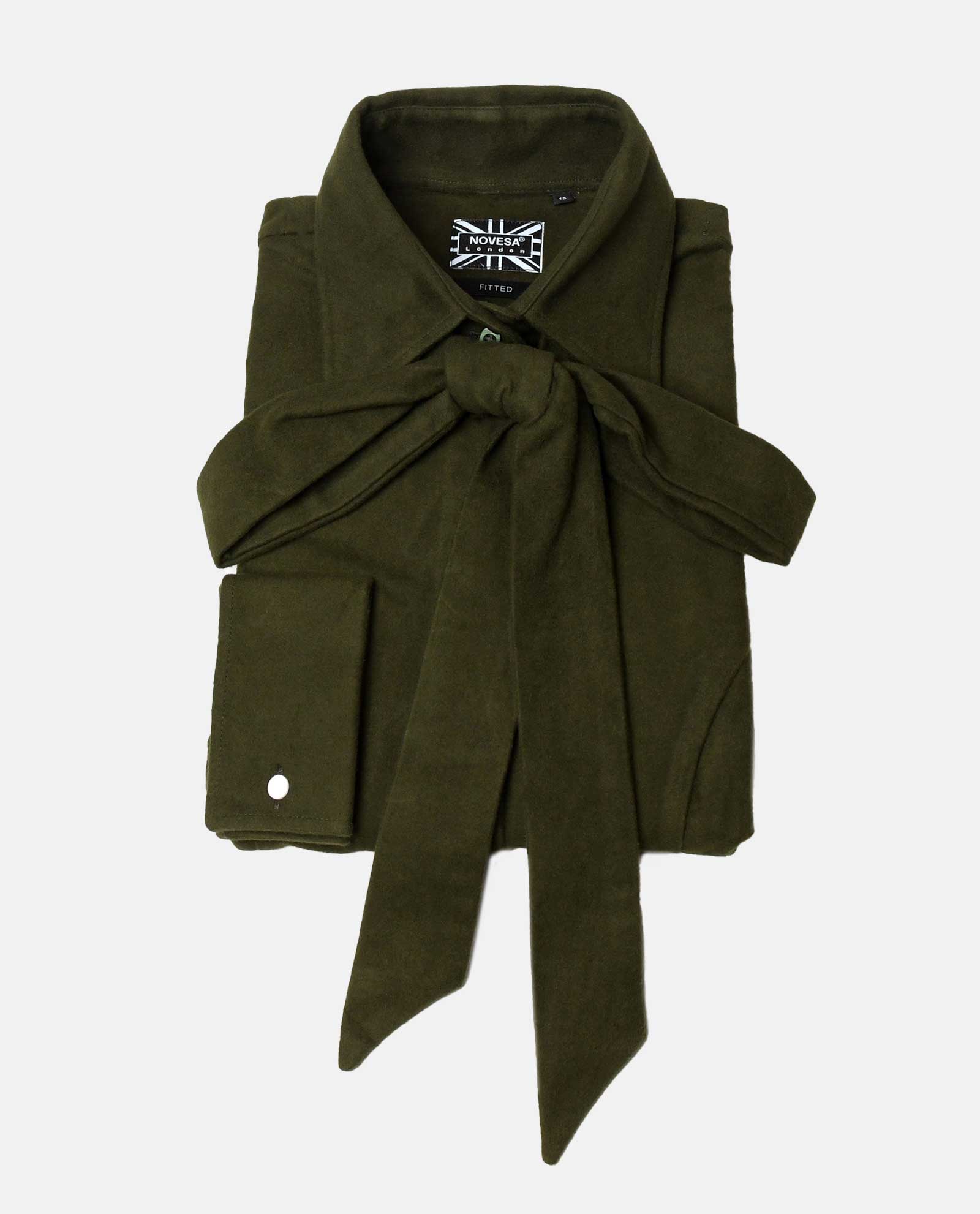 Army Green Fleece Shirt