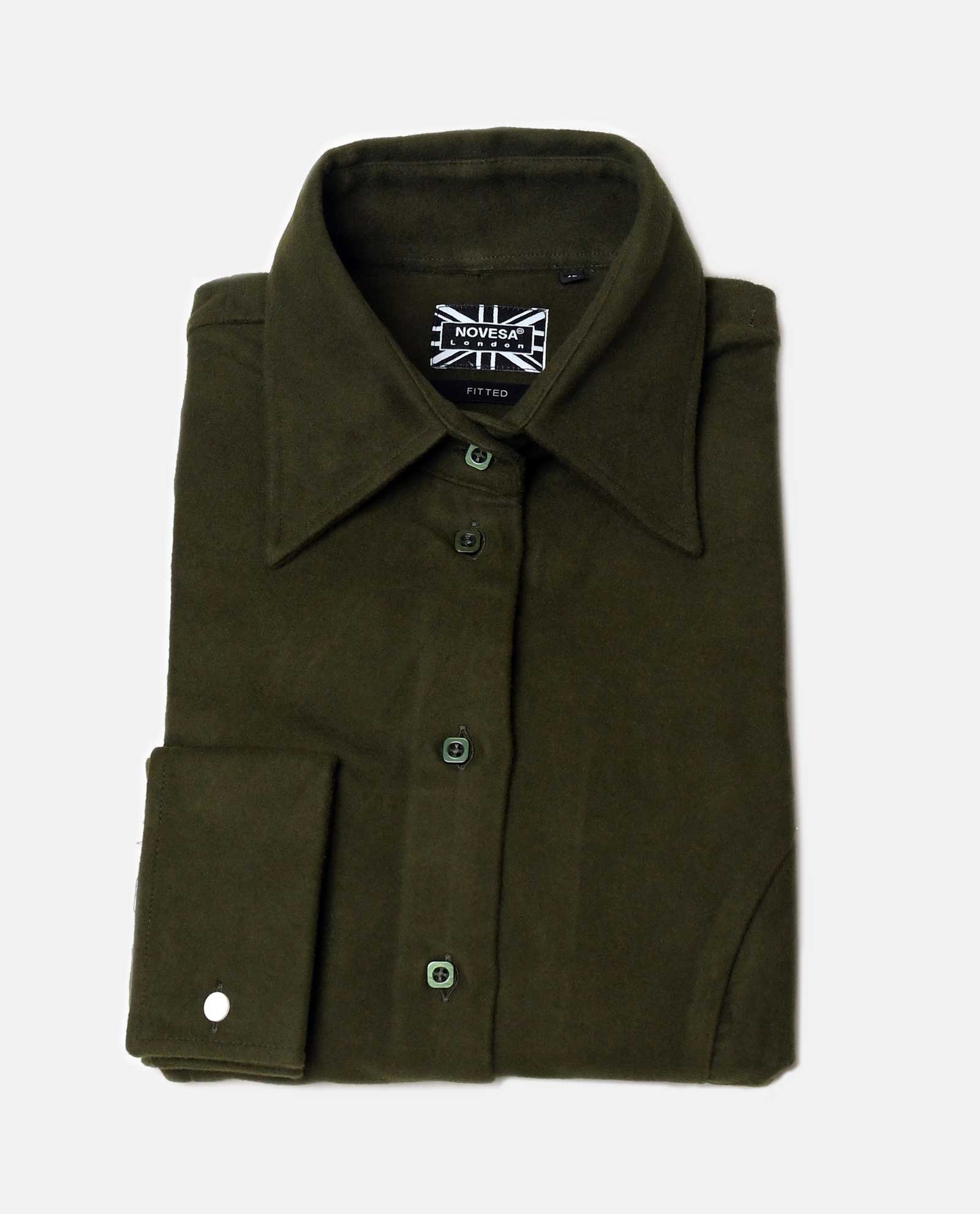 Army Green Fleece Shirt