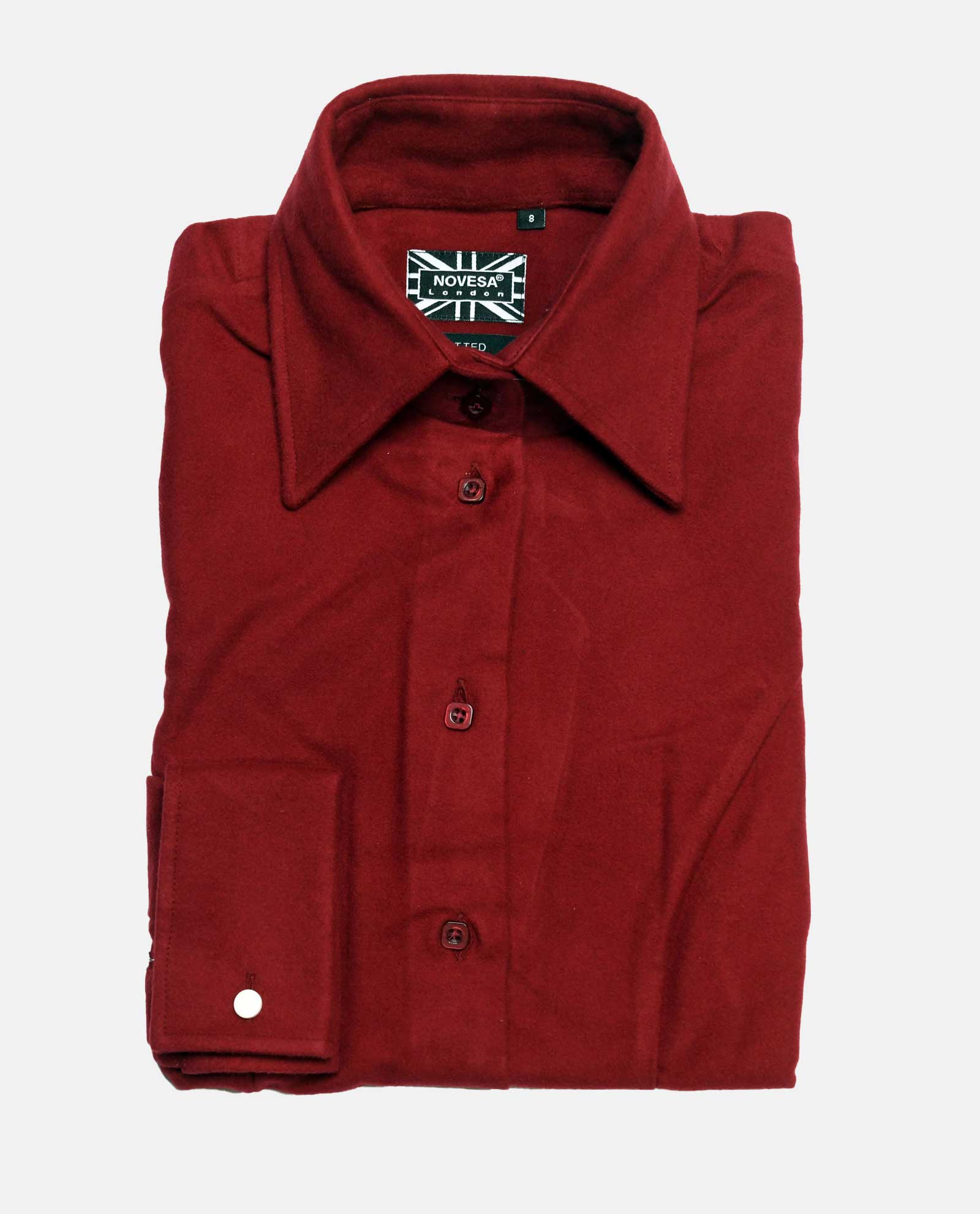 Burgundy Fleece Shirt