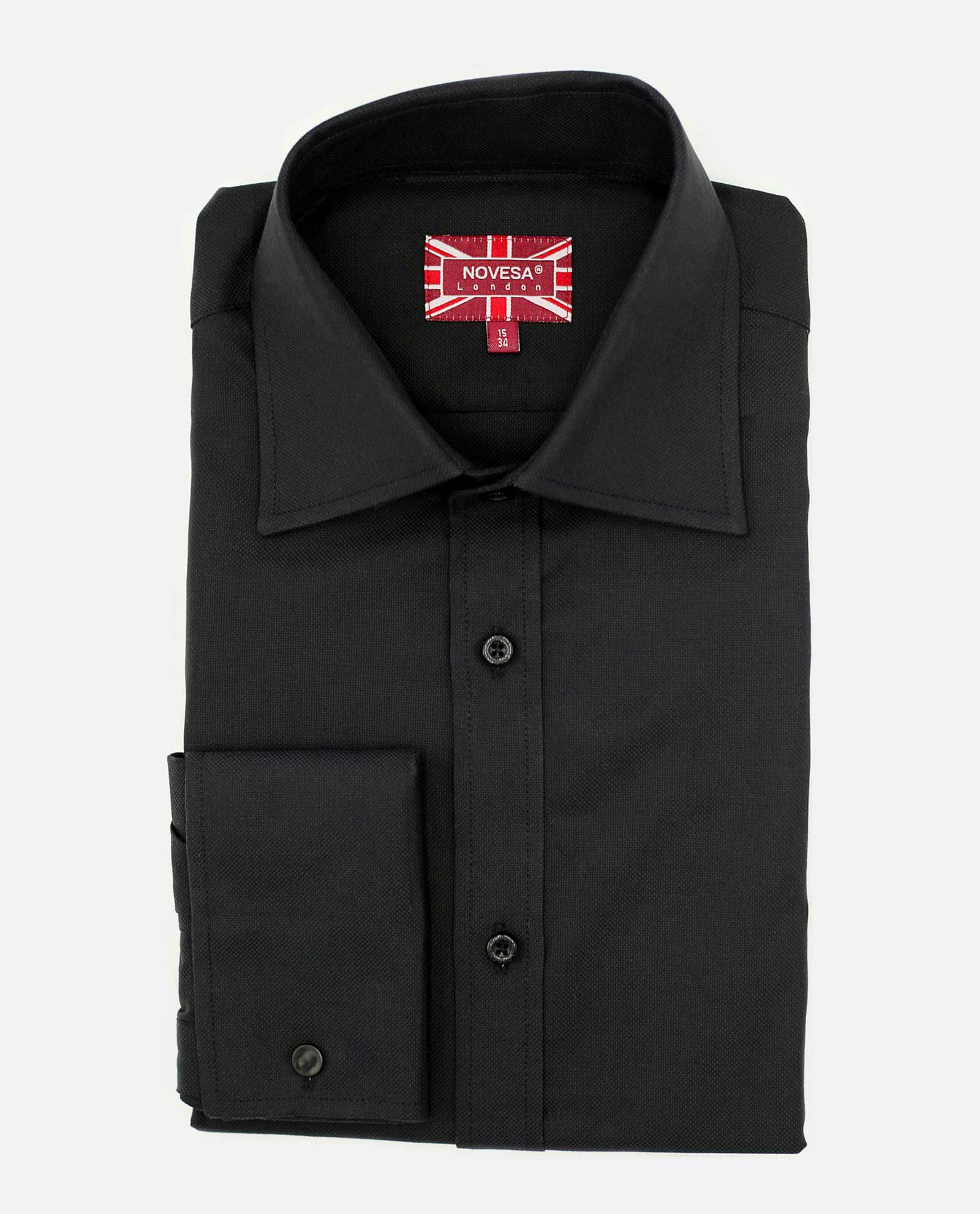 Black French Oxford Shirt