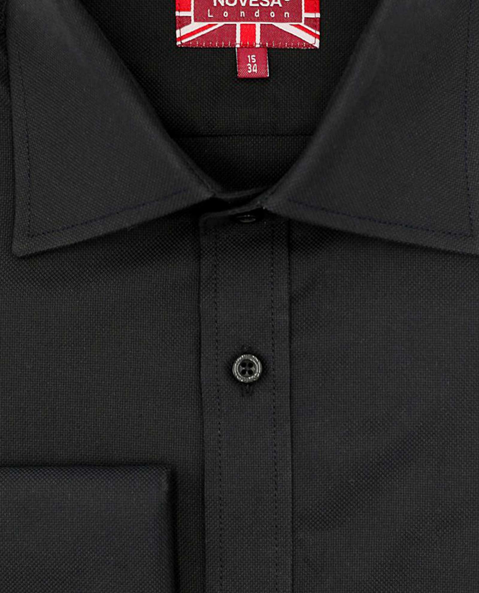 Black French Oxford Shirt