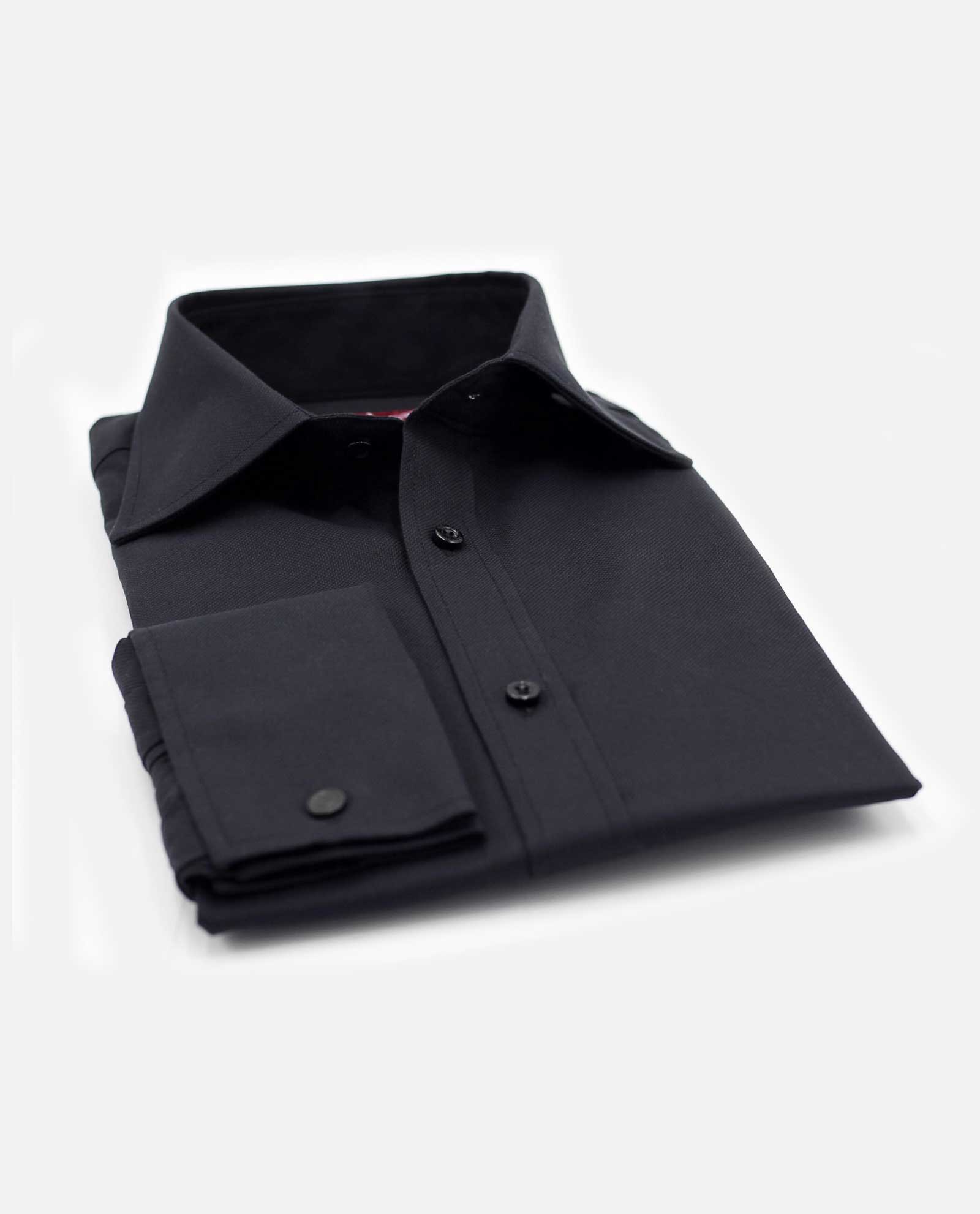 Black French Oxford Shirt