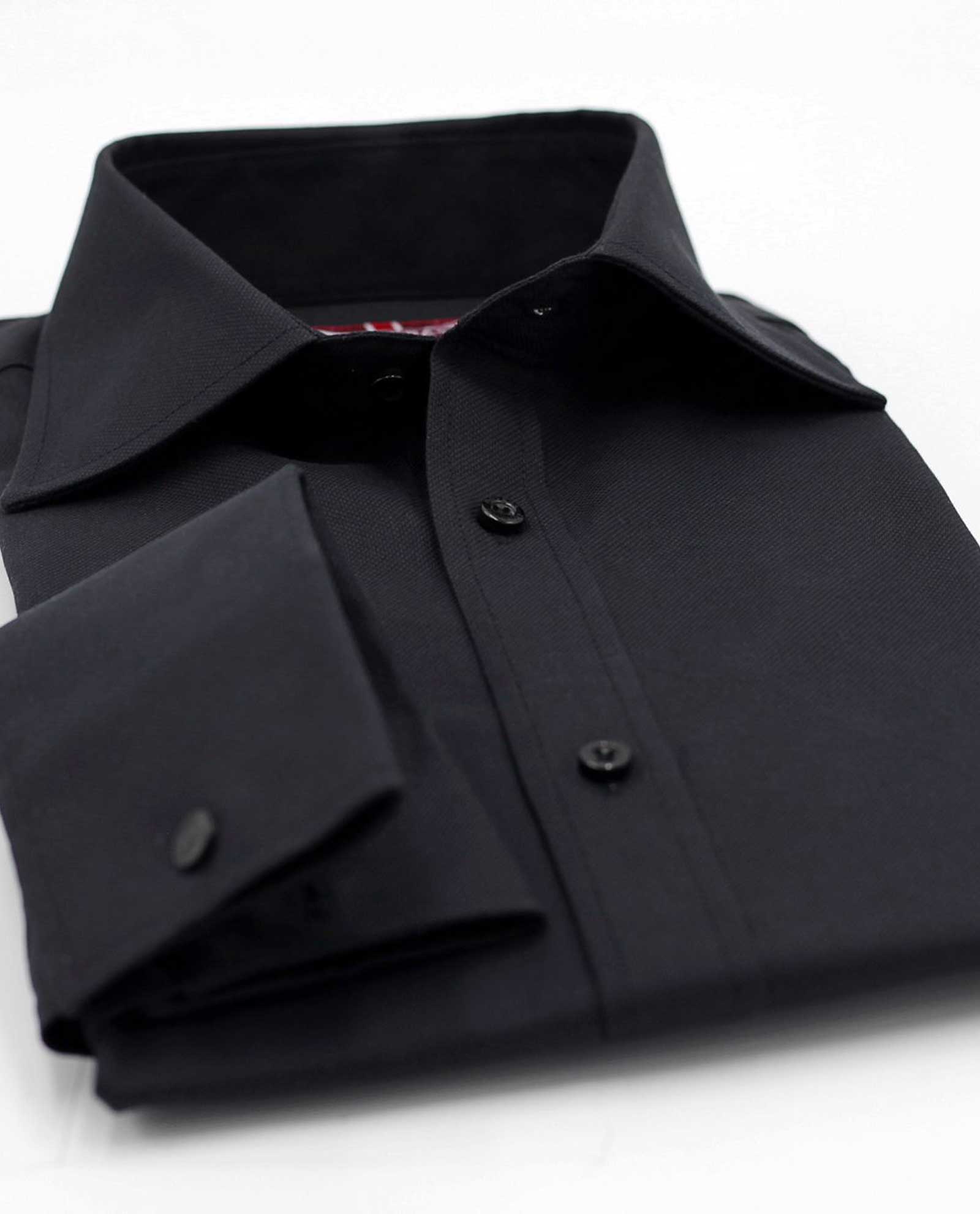 Black French Oxford Shirt