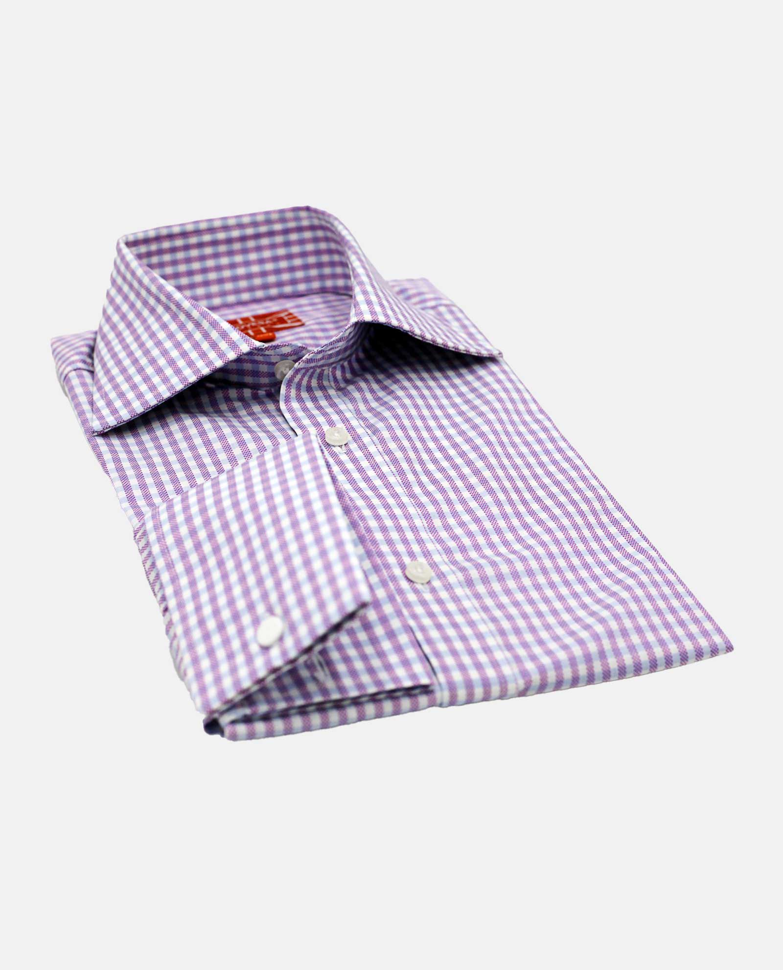 Lavender Houndstooth Check Shirt