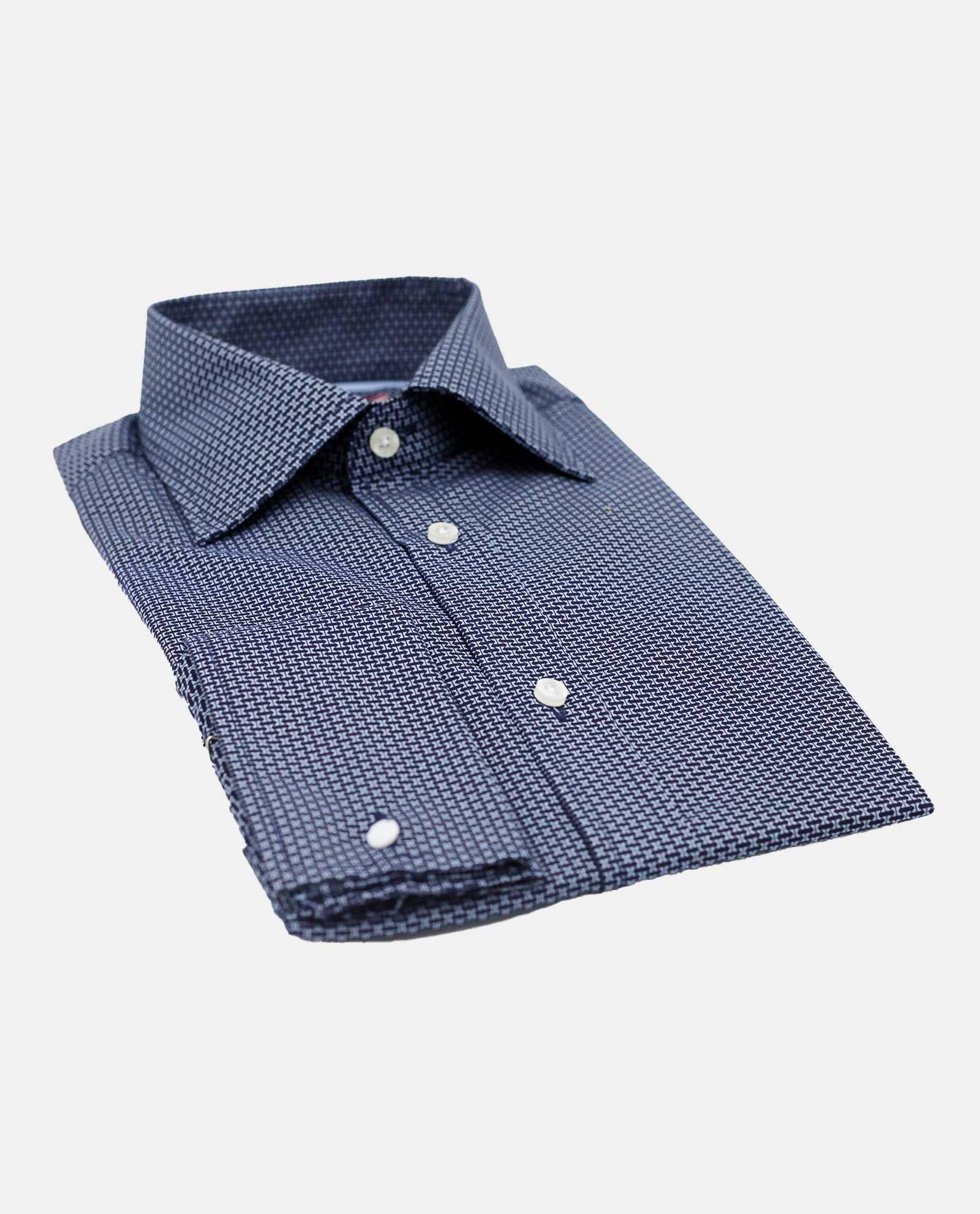 Royal Blue Fancy Weave Shirt