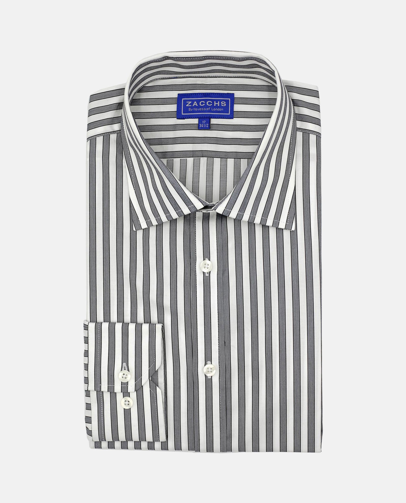 Wide Grey Stripe Shirt