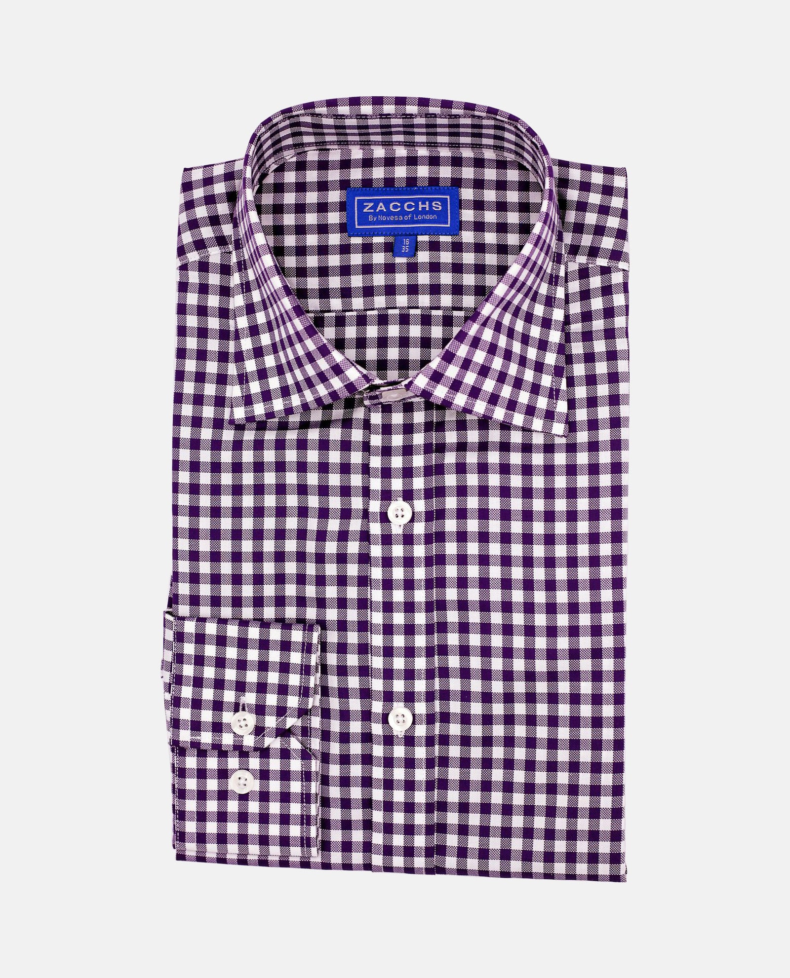 Purple Gingham Shirt