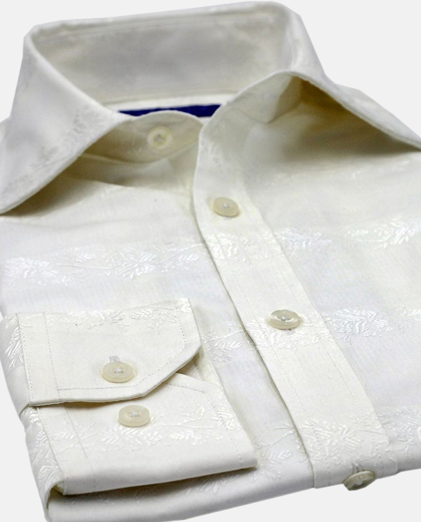 Embroidered Ivory Shirt